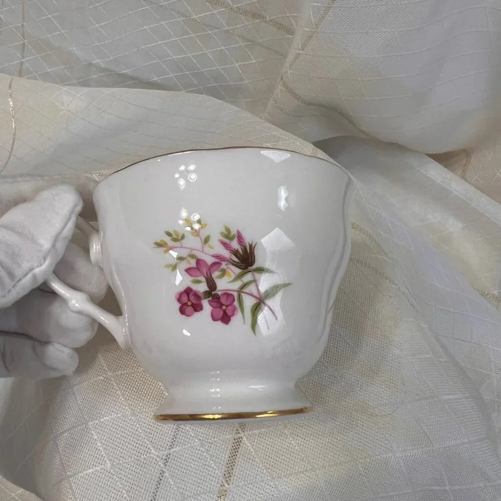Vintage Royal Vale English Teacup Made in England Ridgeway Potteries